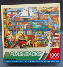 Master Pieces Flashbacks - Antiques Collectibles - 1000 Piece Jigsaw Puzzle