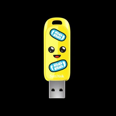 SDCZIF-064G-G46 SanDisk Fortnite USB Flash Drive, Peely Edition - 64GB