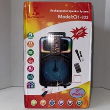 Rechargeable Speaker System 8  Woofer Digital Audio System Wireless Connections