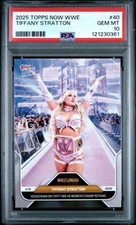 2025 Topps Now WWE Tiffany Stratton Champ Retains #40 PSA 10