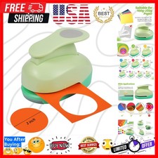Paper Punch, 3 Inch XL Size Circle Punch Large Hole Puncher Paper Circles Cra...