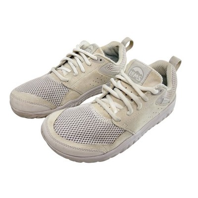 Lems Primal Zen Barefoot Sneakers Women Size 7 White Sand Mesh Suede