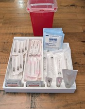 Medical Supply Organizer Needle Syringe Holder Medication Prep Tray 9.5"x9.5"