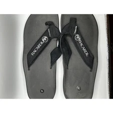 Black Mens XL Flip-Flops - Bacardi Rum Promotion NEW