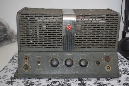 RCA MI-12222-B VINTAGE MONO TUBE AMPLIFIER - with 6L6GC Pair