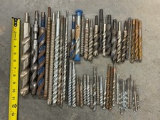 Qty 50 Long & Short Concrete MASONRY CARBIDE, ROTARY & Others Drill Bits LOT