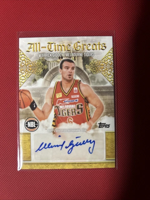 Topps 2025-26 NBL Warrick Giddey #ATG-WG Auto Melbourne Tigers🔥🔥