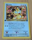 Meowth 62/82 Team Rocket 1st Edition Common Pokemon Card LP