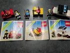 VINTAGE LEGO Sets Complete With Instructions 6602, 6607 & 6623- Fire, Police +