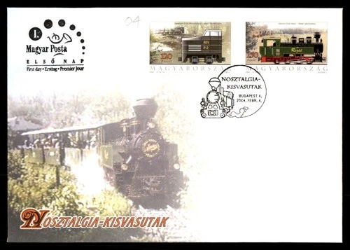 Mayfairstamps Hungary FDC 2004 Locomotives Combo First Day Cover aaw_94641