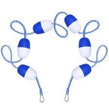 Aulock 16Ft Pool Safety Rope with Floats for Swimming 16 Ft, Blue and white
