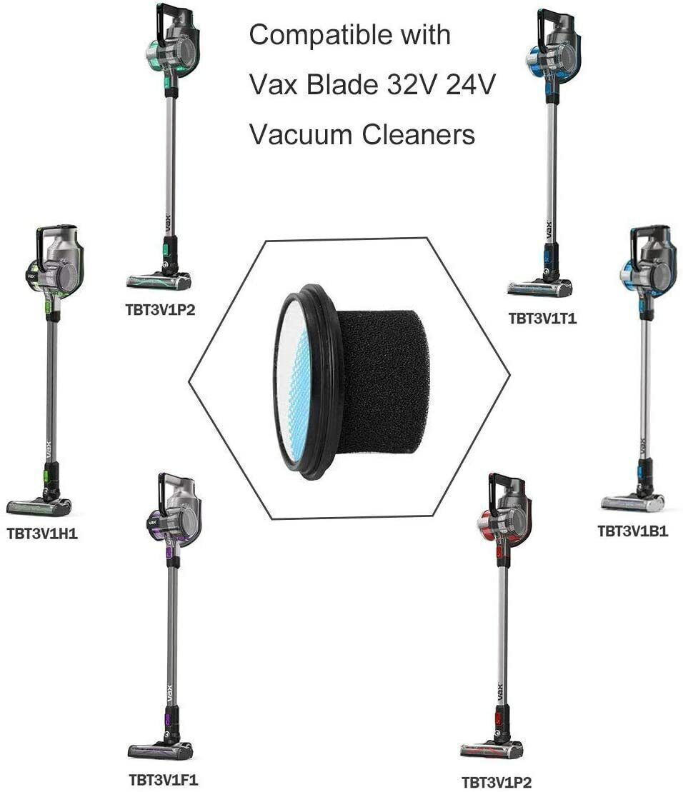 Washable For VAX BLADE 32V 24V Cordless Vacuum Cleaner TBT Hoover