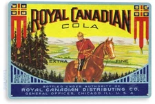 TIN SIGN Royal Canadian Cola Soda Kitchen Cottage Bar Retro Metal Label B686