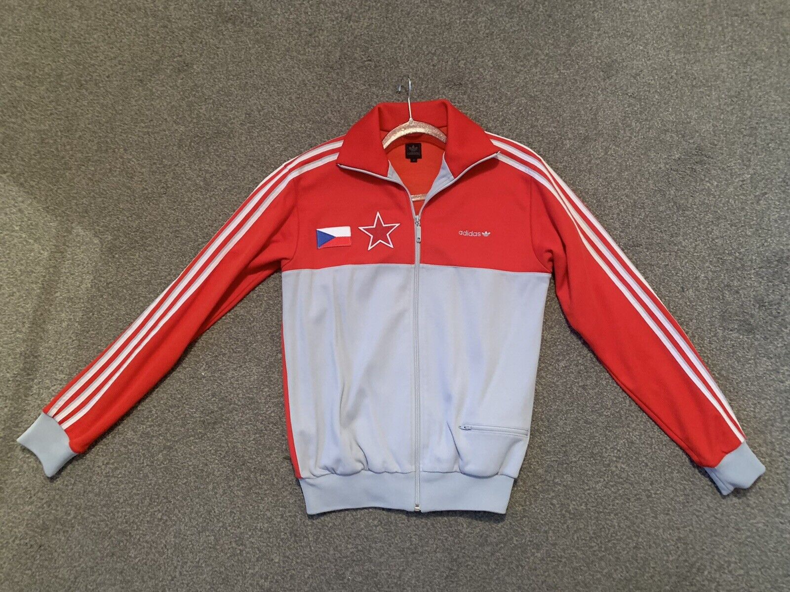 vervaldatum Onhandig Mens Czechoslovakia Adidas Vintage Rare Tracksuit Top Jacket Medium CCCP USSR  Russia | eBay