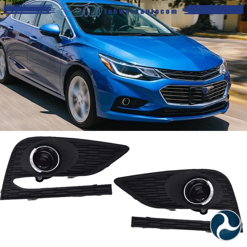 Bumper Fog Lights Driving Lamp For 2016-2018 Chevy Cruze Switch Driver&Passenger - Picture 1 of 13
