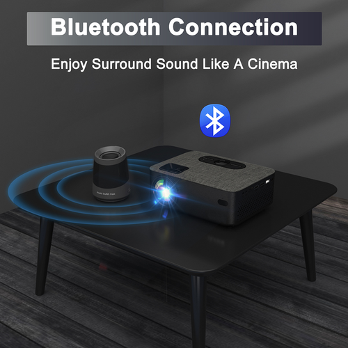 WiFi & Bluetooth Mini Projector 1080P 7500L 240" - Picture 2 of 5