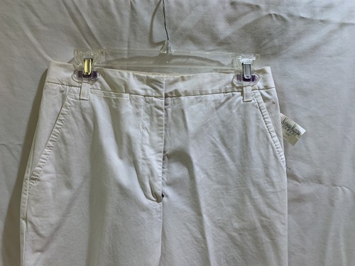 ❤️Diane Von Furstenberg pantaloni donna 8 vita alta invernali bianchi prezzo al pubblico consigliato $265,00 - Foto 5 di 14