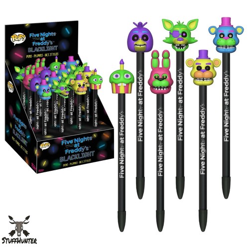 Fnaf Blacklight Pen Topper Selection 