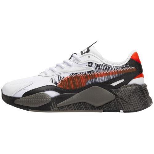 Puma RS-X3 Render White-Cherry Tomato-Black 386901 01 Men's