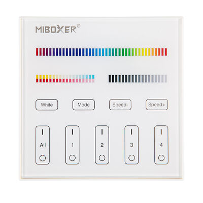MiBoxer 2,4G 4 Zone TOUCH Wand Controller B4 RGB+CCT