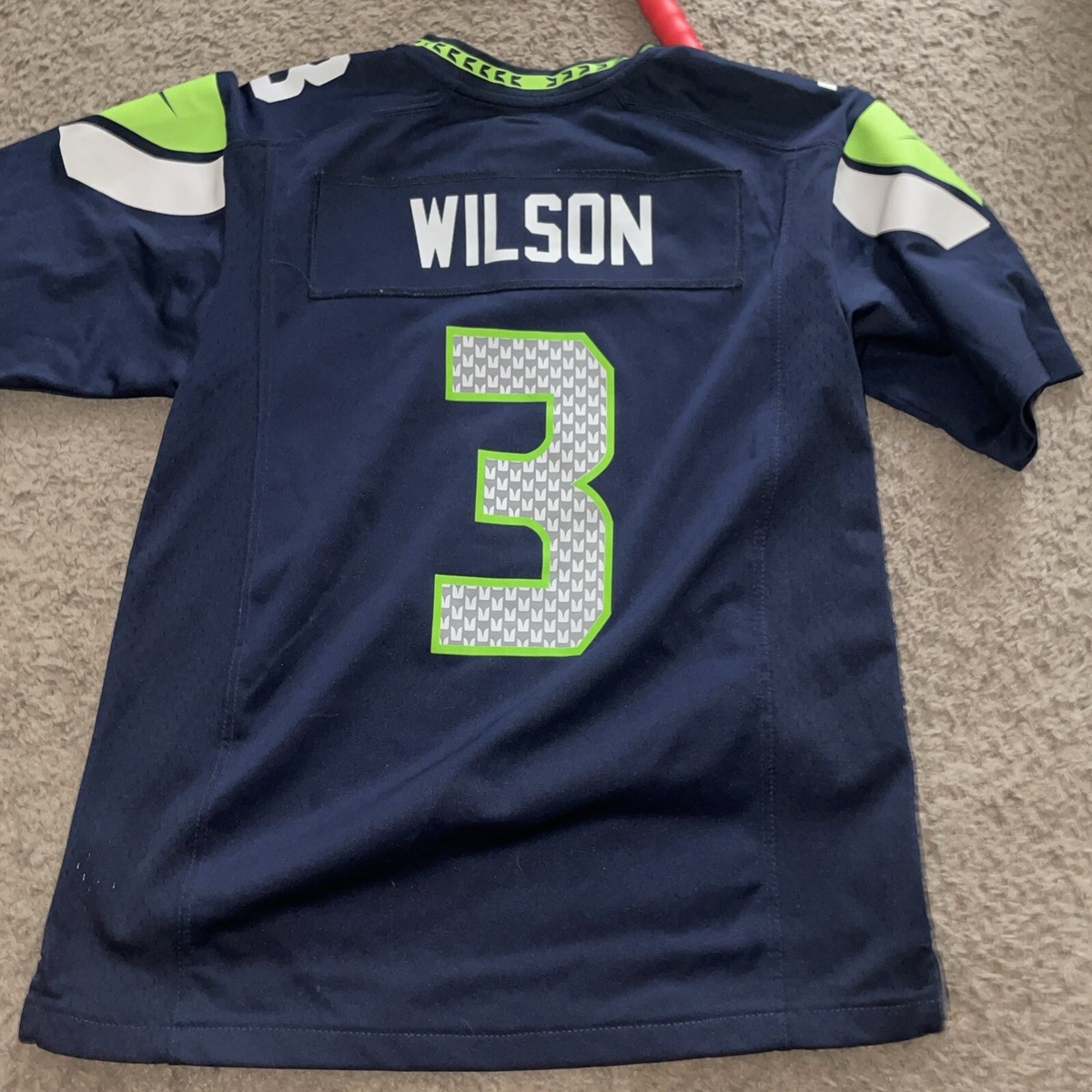 Seattle Seahawks #3 Russell Wilson Super Bowl 49 Youth L Jersey | eBay
