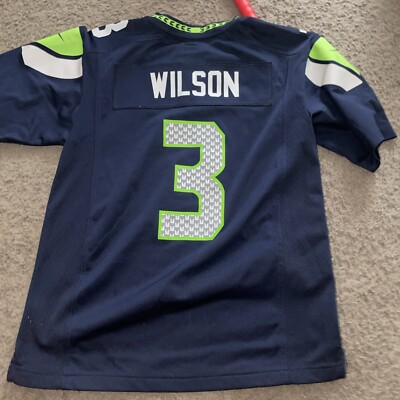 Seattle Seahawks #3 Russell Wilson Super Bowl 49 Youth L Jersey | eBay