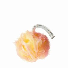 NEW Draizee 5" Exfoliating Mesh Pouf Shower Sponge Tri color Pink/Yellow 50 Gram