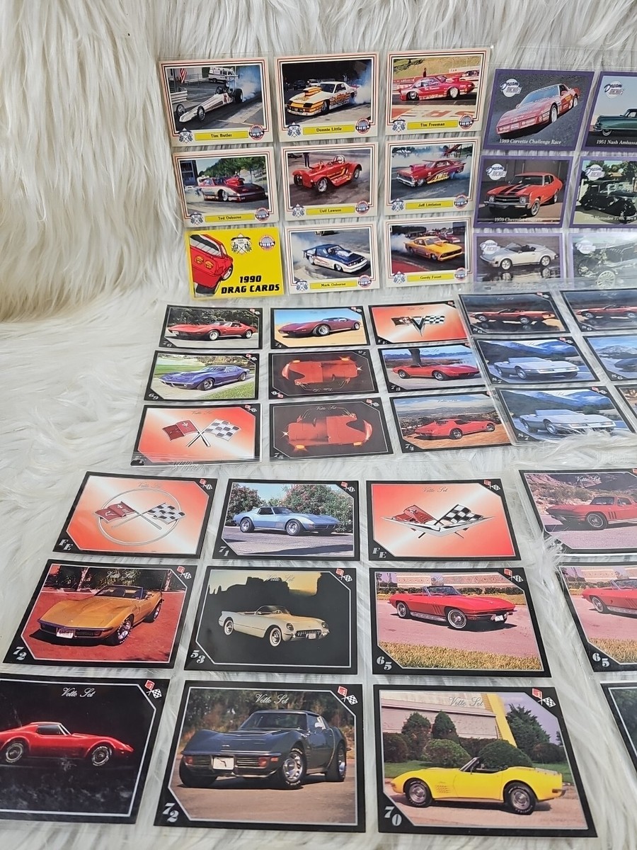 Vintage Car Trading Cards - Corvette/ Dream Machines 1990 Drag