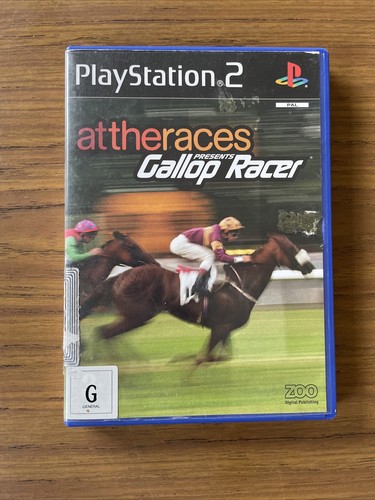 PlayStation 2 PS2 game AT THE RACES GALLOP RACER with Manual horse racing Sim - Picture 3 of 5