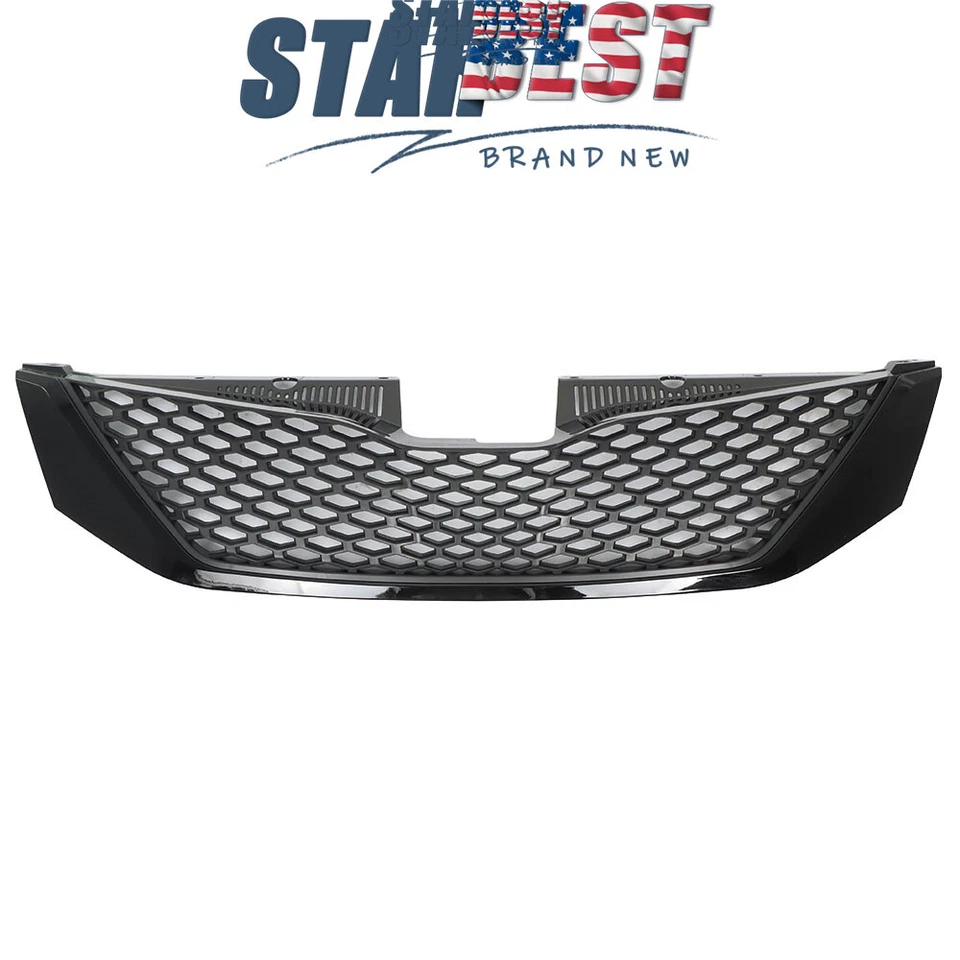 Gloss Black Front Upper Grille Grill Honeycomb Fit For Toyota Sienna 2011-2017 Foto 3 de 4