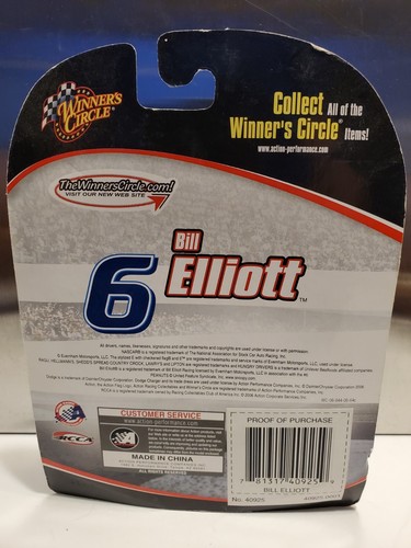 Bill Elliott #6 A Charlie Brown Christmas Hellmann's 2006 Winners Circle 1:64 - Picture 7 of 7