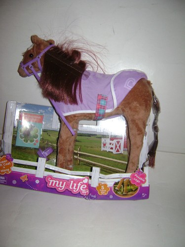 NUEVO MY LIFE POSABLE PALOMINI CEPILLO MANTA POTRO CABALLO 18" MUÑECAS RODILLAS DOBLABLES - Imagen 3 de 7
