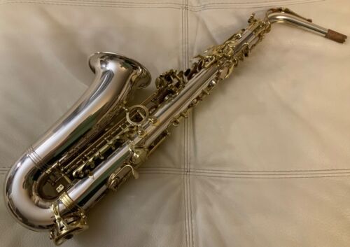 UNIQUE SELMER ALTO SERIE 3 ARGENT MASSIF SOLID STERLING SILVER like new !!! - Afbeelding 9 van 16