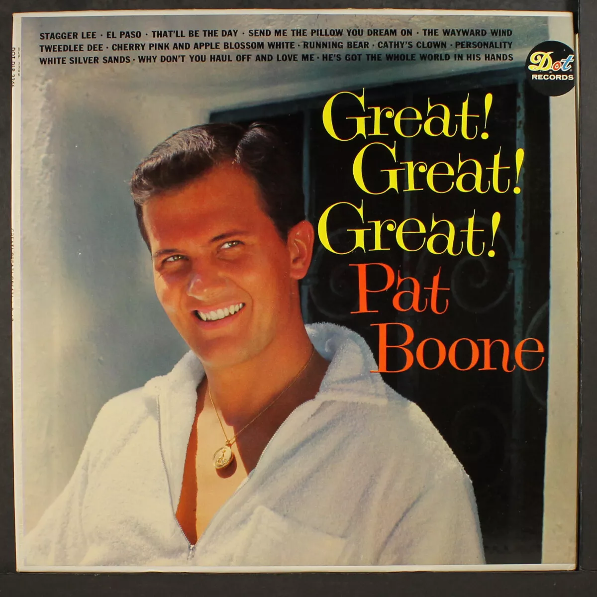 PAT BOONE LOT 3 EP 33 RPM ALL HANDS ON DECK STATE FAIR TO THE CENTER OF THE  EART