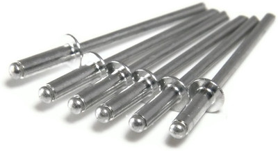 100-Pack Aluminum POP Rivets - 5/32" X 3/8" Grip (0.251-0.375) - Qty 100 2 thumbnail image