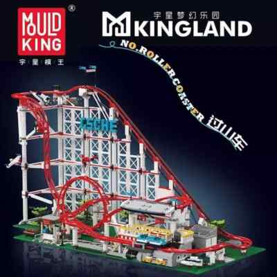 Mould King 11014 - Achterbahn mit Motor - Neu - 3646 Teile - OVP - DE