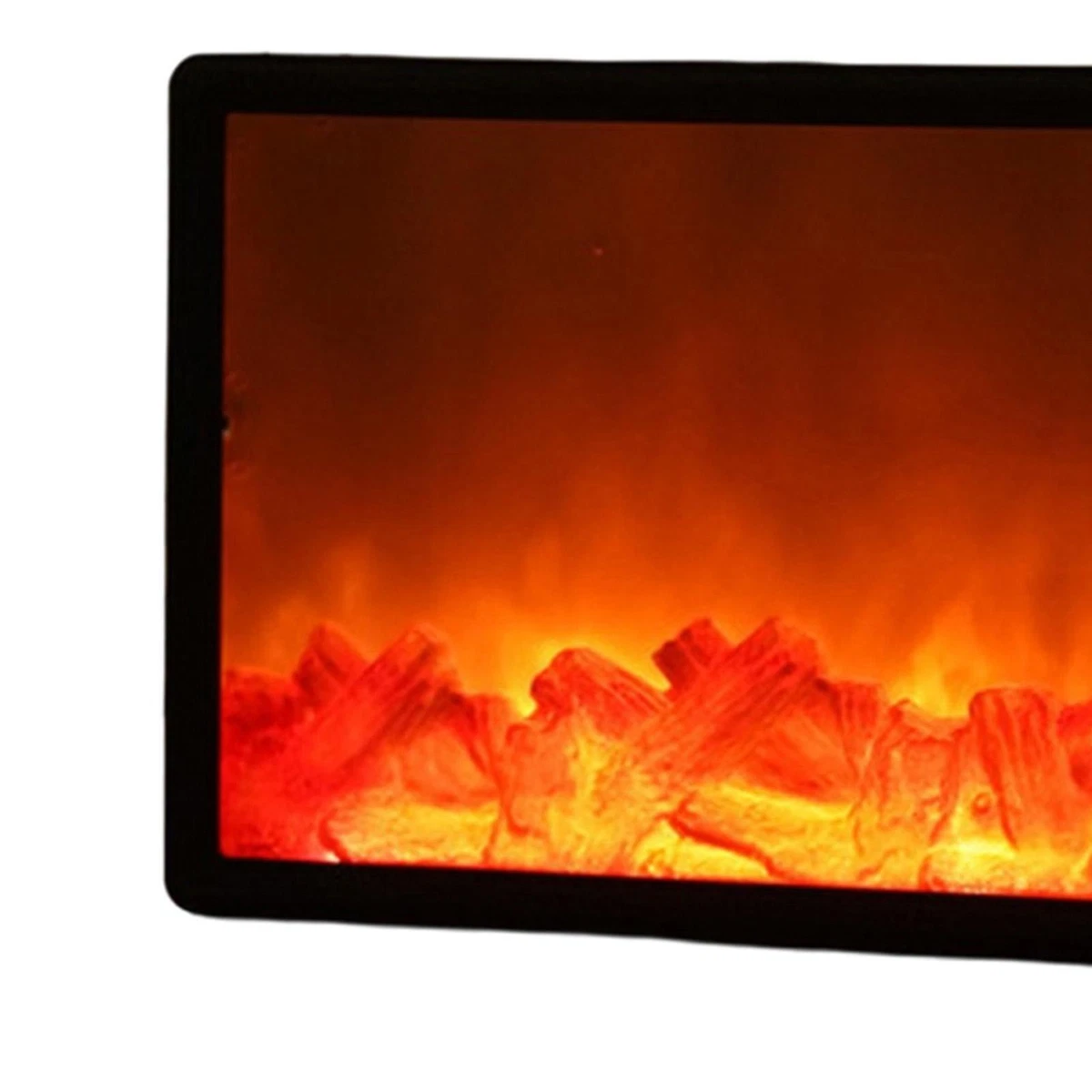 Portable LED Fireplace Lantern Flamless Log Fire Effect Lamp for