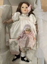 Pauline s Limited Edition Little Trudy Porcelain Doll with Baby Doll 18-Inch