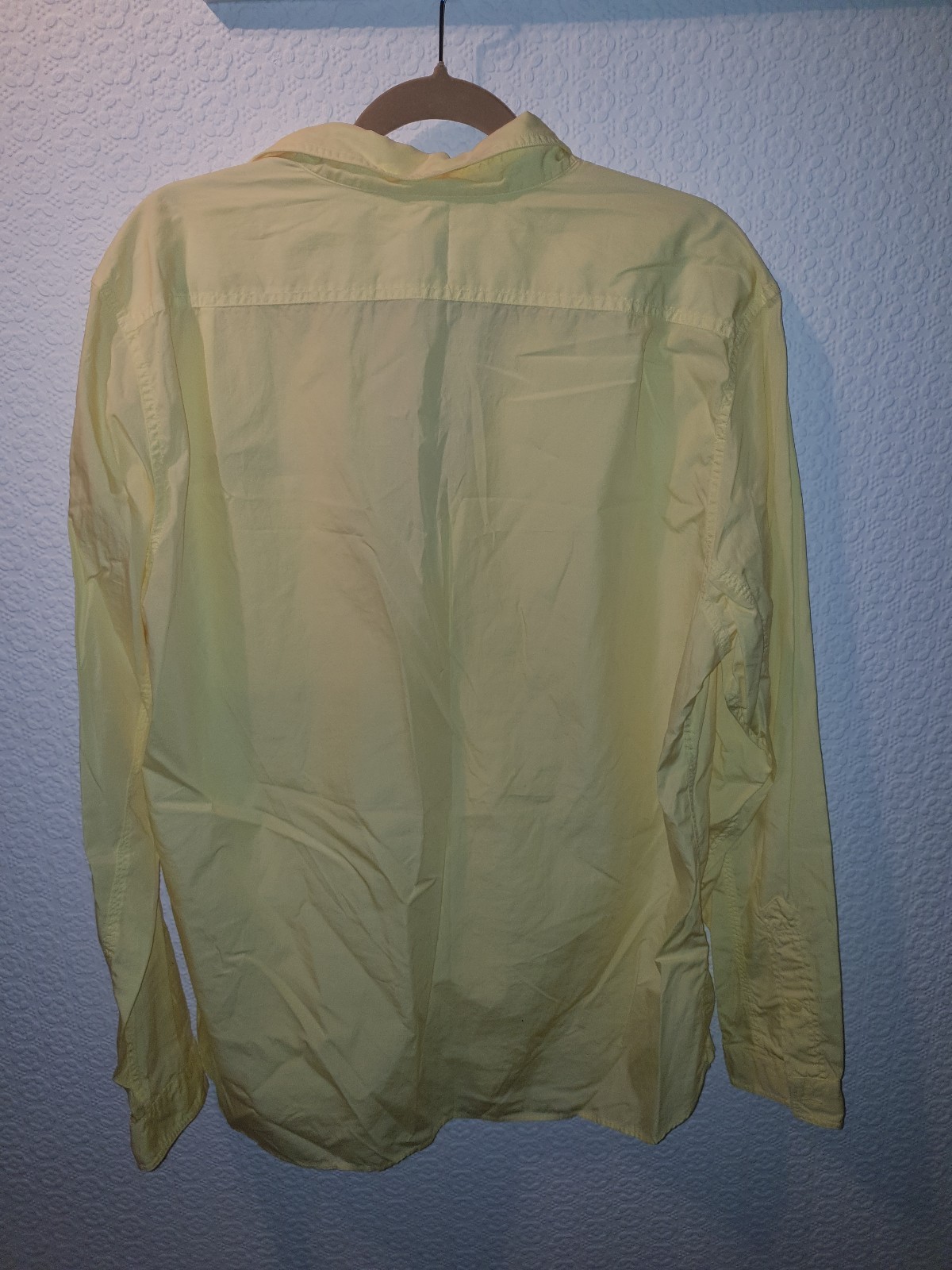 17f1fd Homme Citron Lacoste Jaune Taille 44 Chemise nO80Pkw