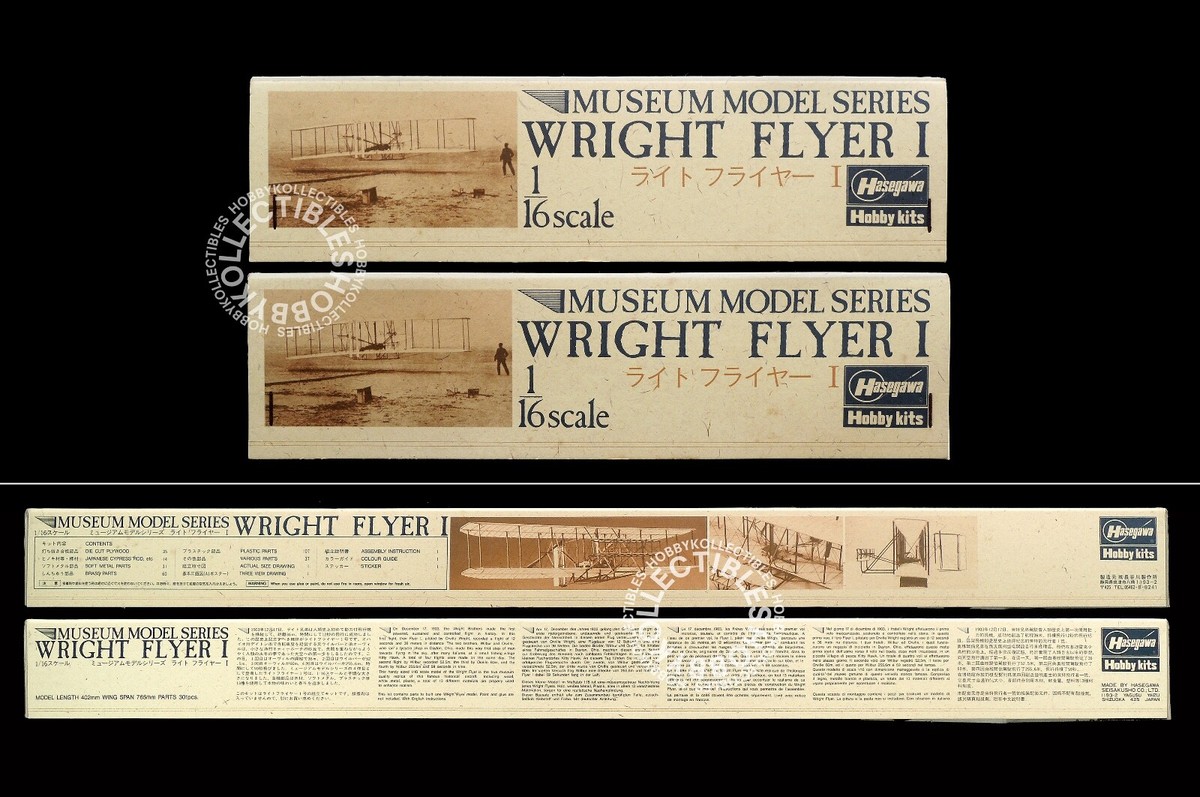 Hasegawa 1/16 Museum Model Series Wright Flyer I 1903 High
