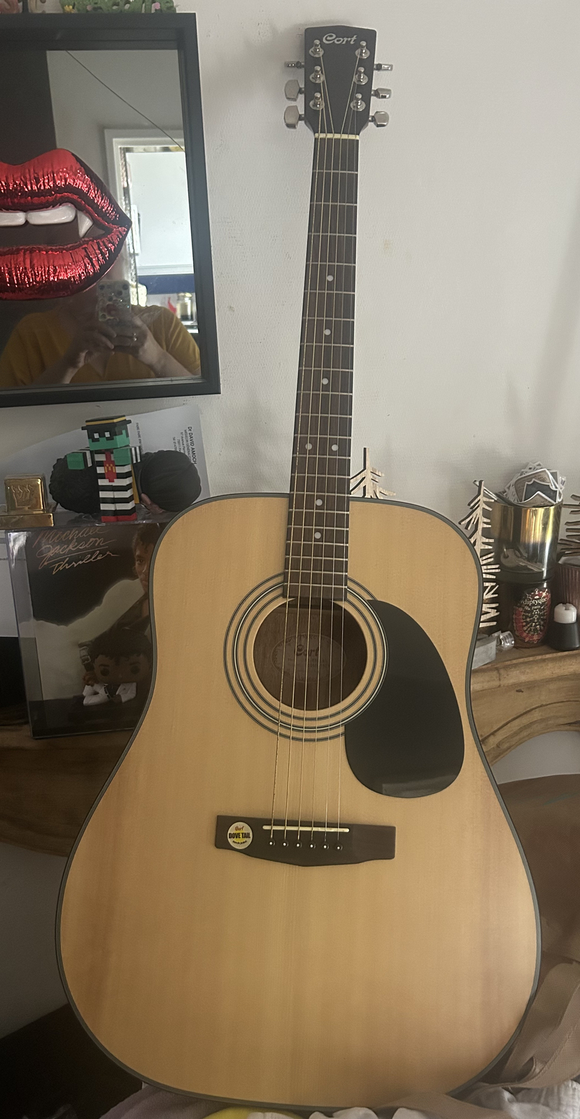 Guitare acoustique Cort un son riche et des finitions soignées