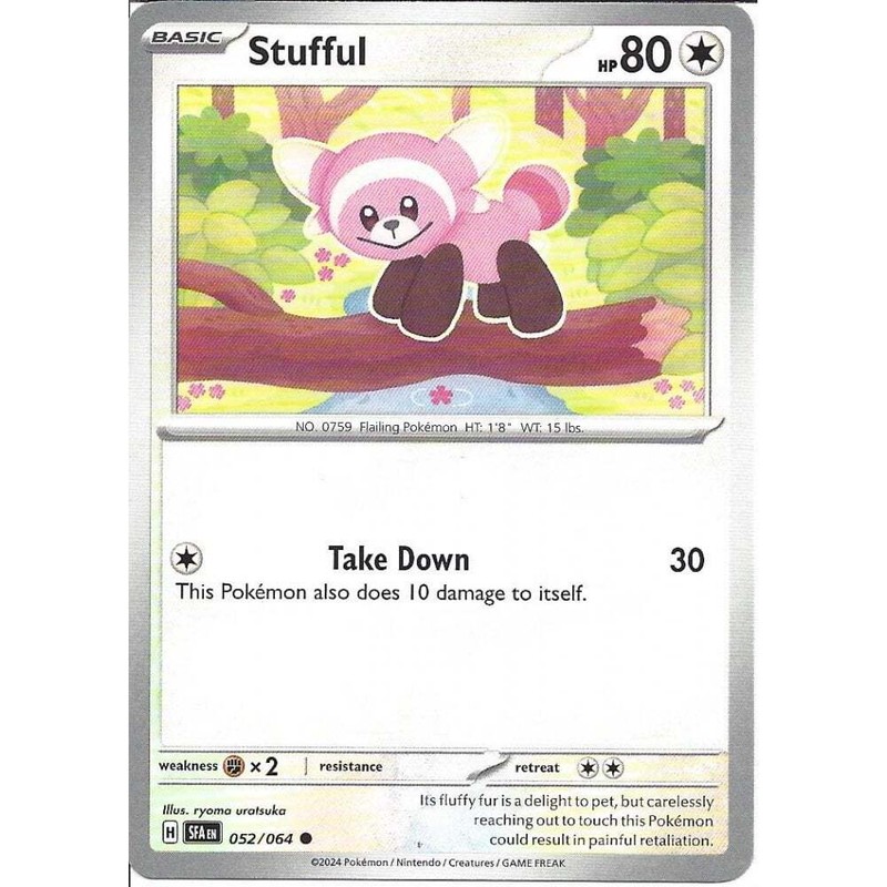 052/064 Stufful | Common Card | Shrouded Fable : Pokemon Trading Card Game