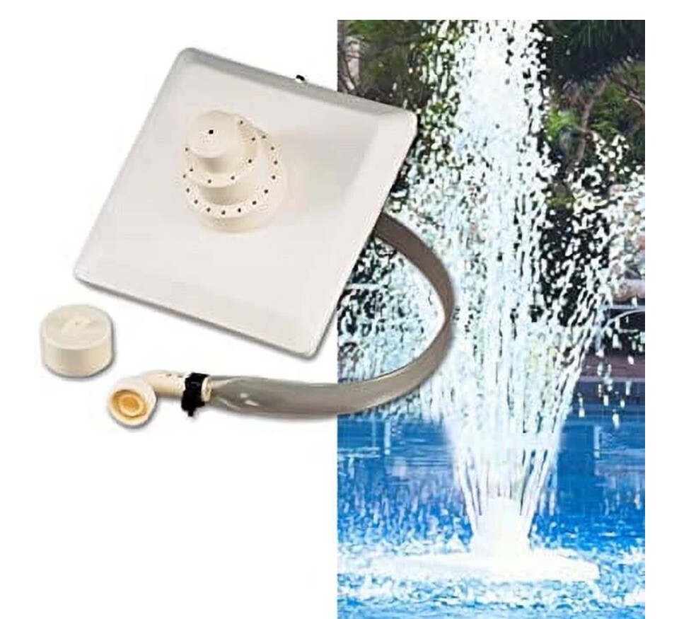 * Nuevo paquete de 2 fuentes de agua en flor Nepta de tres niveles para piscina