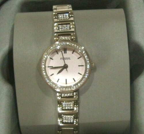 Fossil Women's Karli Mini Three-Hand Pastel Stainless Steel Watch - Pink