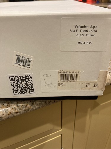 NIB BLACK RED VALENTINO MILANO RAIN BOOTS 41 =USA 10 - Picture 10 of 10