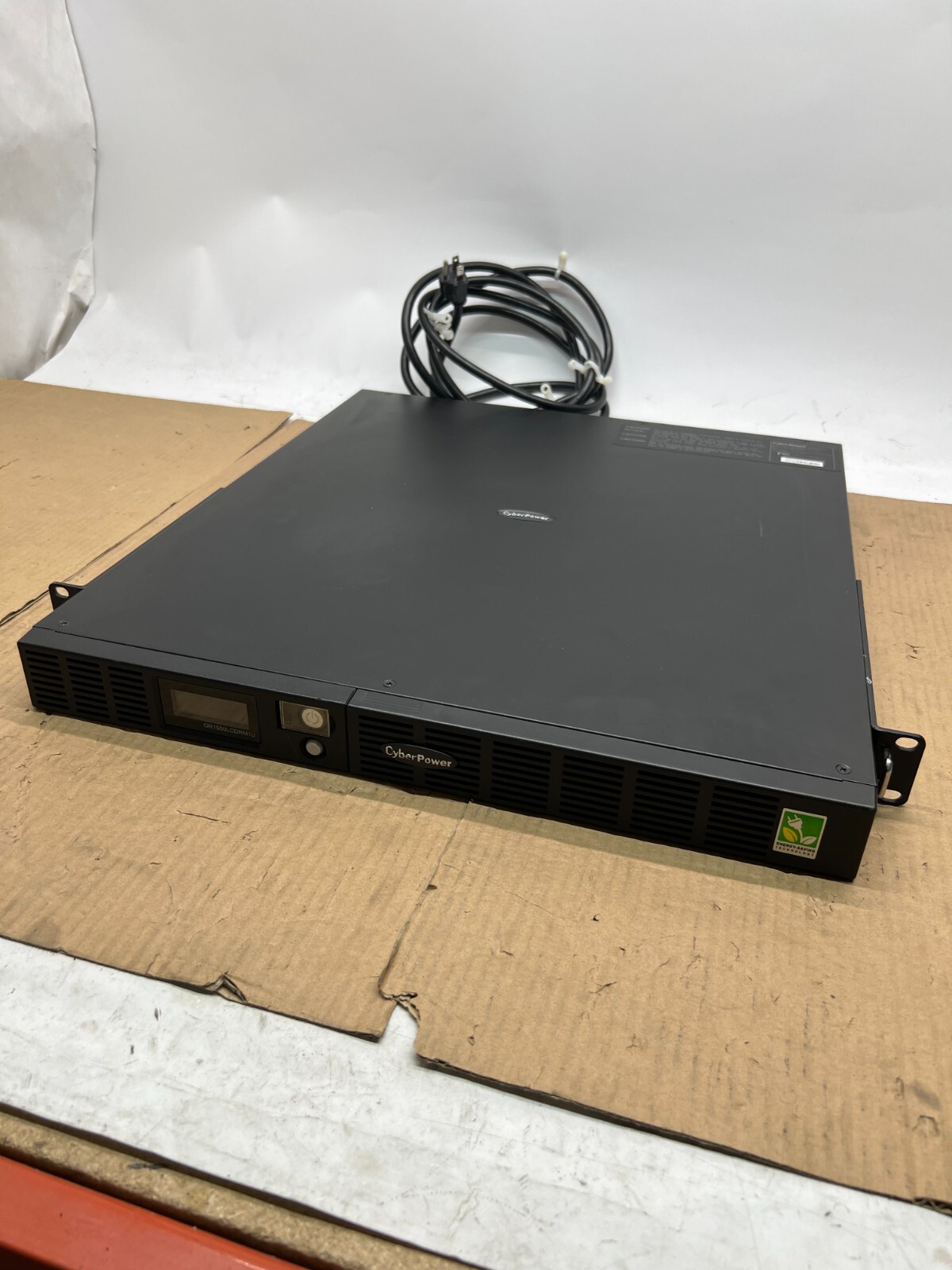 CYBERPOWER OR1500LCDRM1U UPS BACKUP 1500VA/900W 6-OUTLET *NEEDS ...