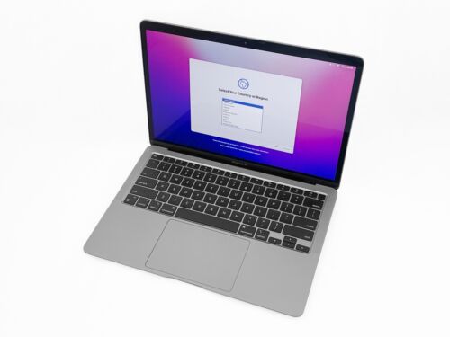 Apple MacBook Air (13-inch 2020) M1 / 8GB RAM / 256GB Flash / 7-Core GPU / Gray - Afbeelding 1 van 8