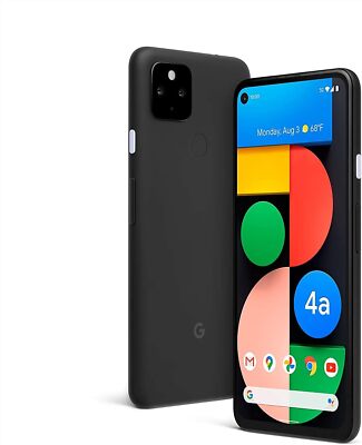 Google Pixel 4a 5G 128GB GA02293-US - Just Black - Unlocked - New In Box