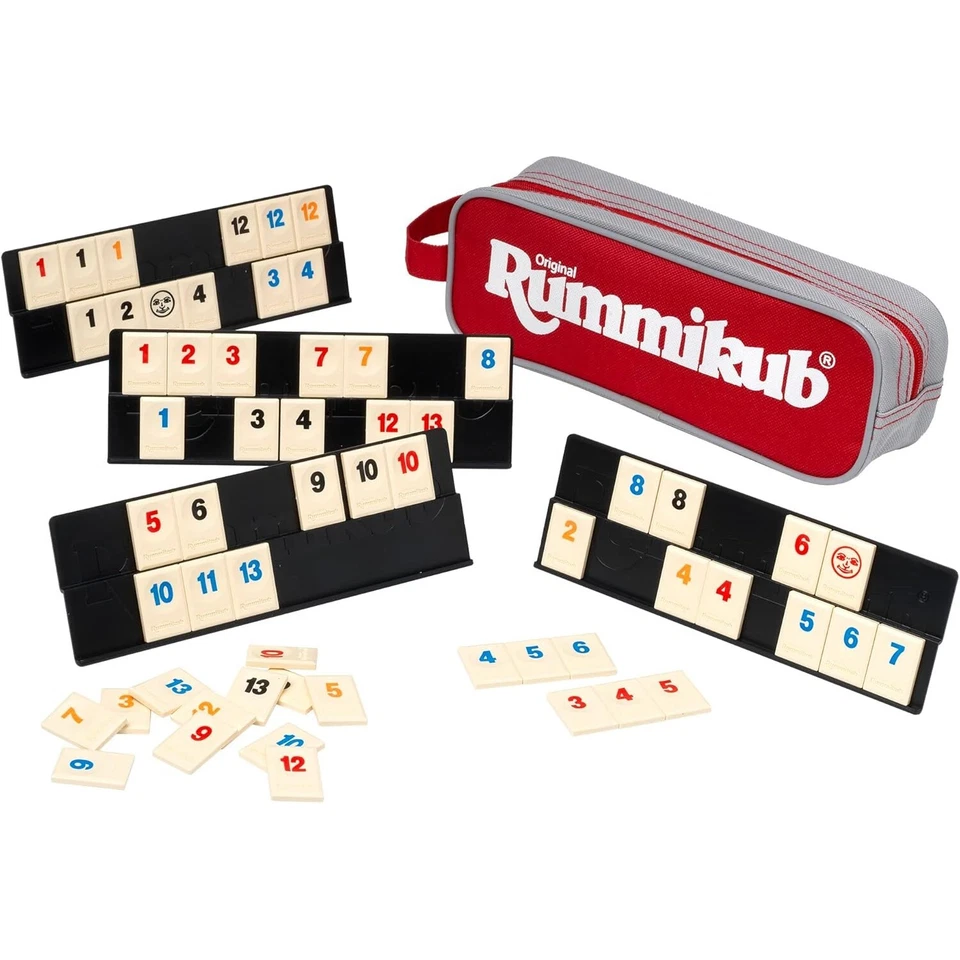 Ideal Rummikub Mini Pouch Travel Game Family Strategy Games - 11023