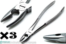 3 Pcs Mead Forceps MD1 Dental Extracting Upper Incisor Teeth Surgical Instrument